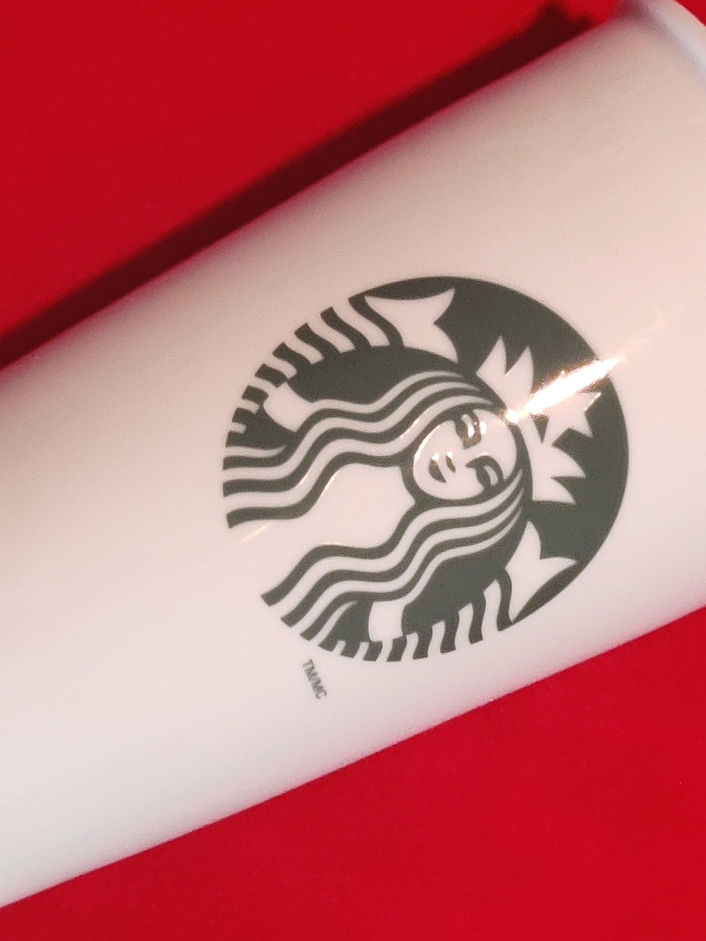 Starbucks 2011 Ceramic Tumbler Green Logo